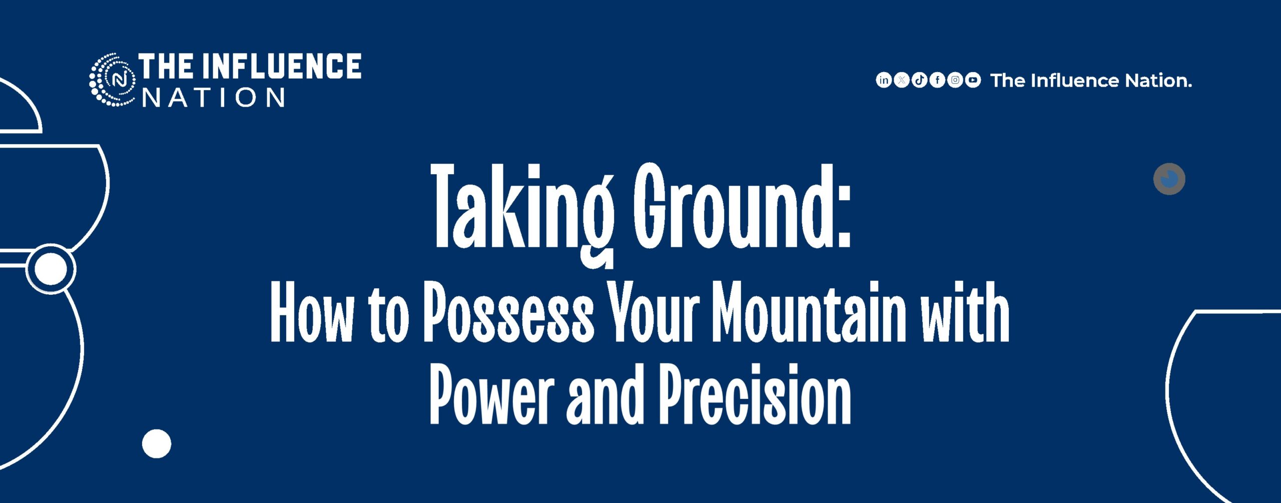 Read more about the article Taking ground – How to Possess Your Mountain With Power and Precision