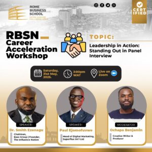 Read more about the article I WAS HONORED TO JOIN ROME BUSINESS SCHOOL’S CAREER ACCELERATION WORKSHOP, AND HERE’S WHAT I SHARED.