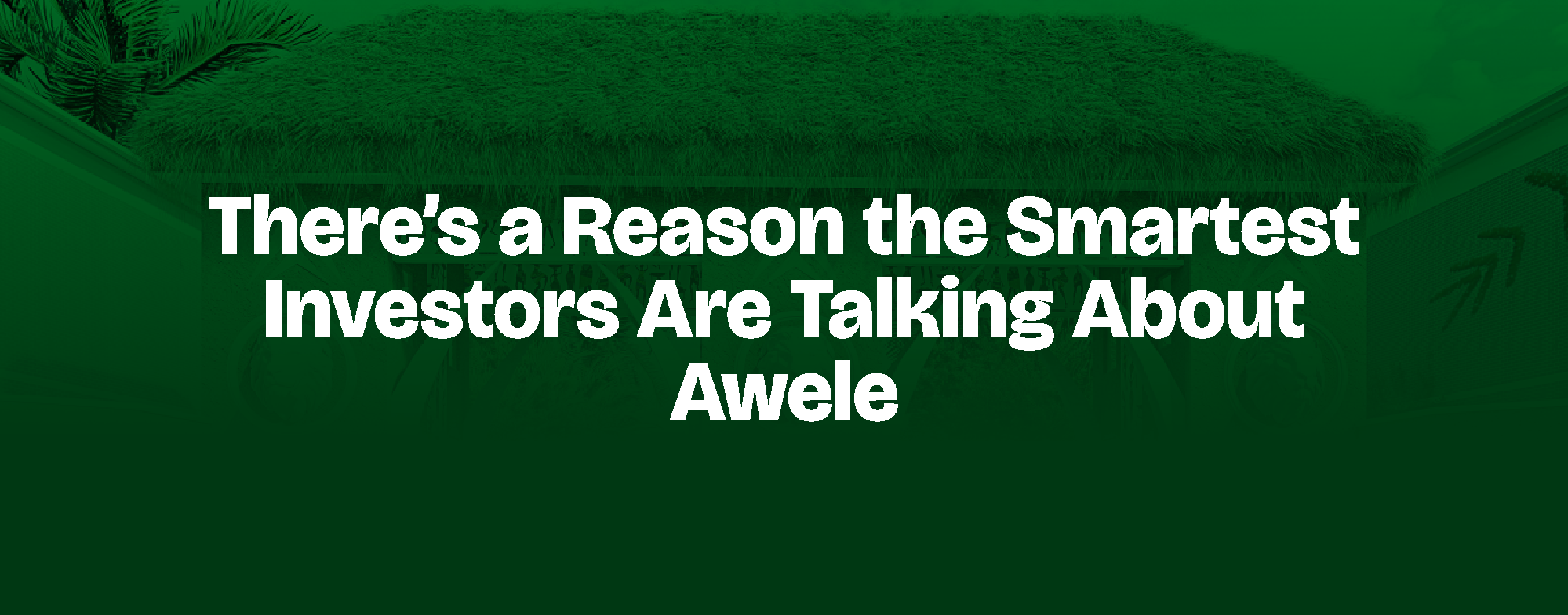 You are currently viewing There’s a Reason the Smartest Investors Are Talking About Awele